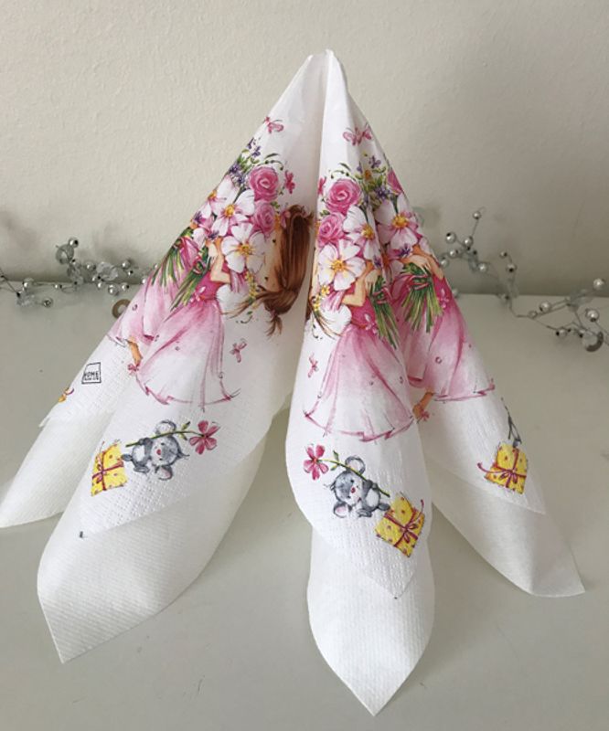 Lunsj serviett Lille prinsesse.