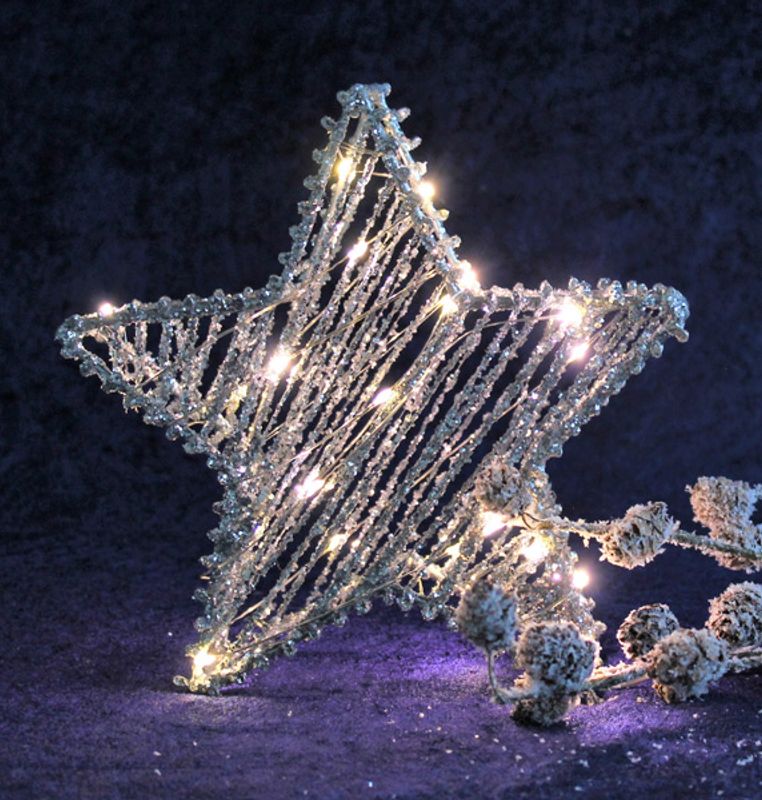 Stjerne med Led lys, liten, fra Arnøy.