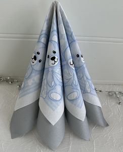 Hovedbilde Lunsj serviett, Lys Bl&aring; ...